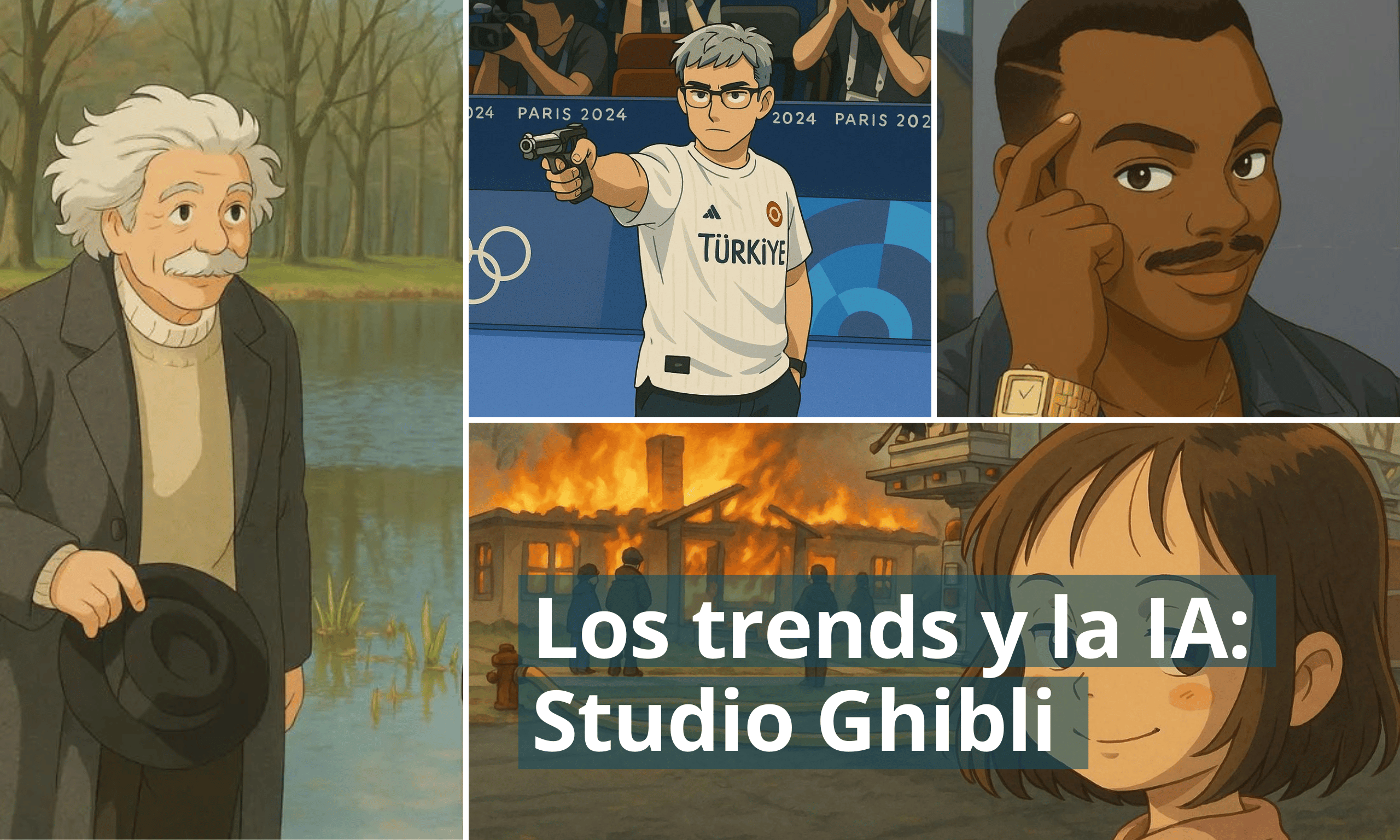 Los trends y la IA: Studios Ghibli