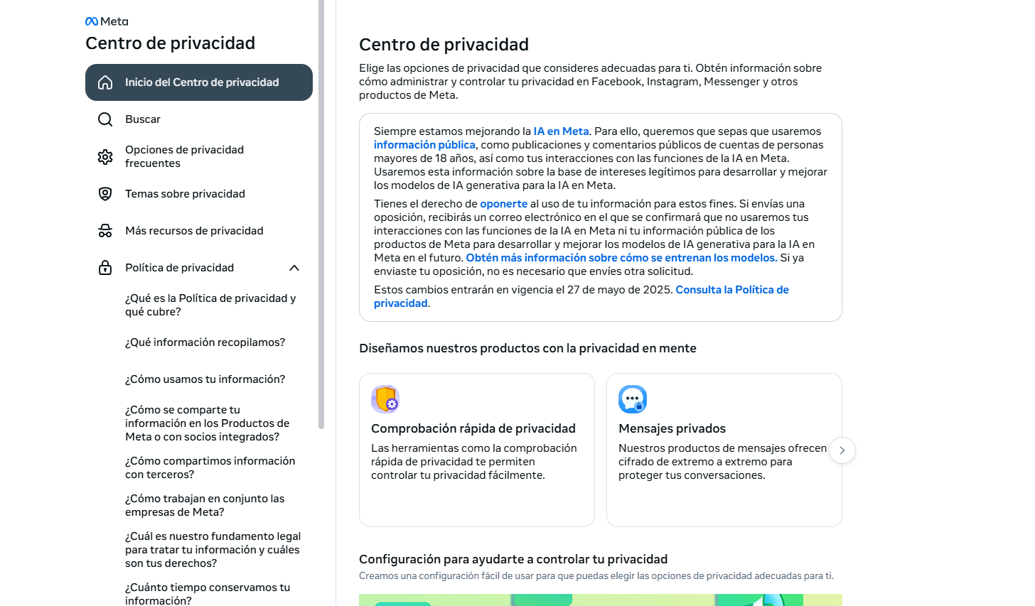 politica privacidad meta 